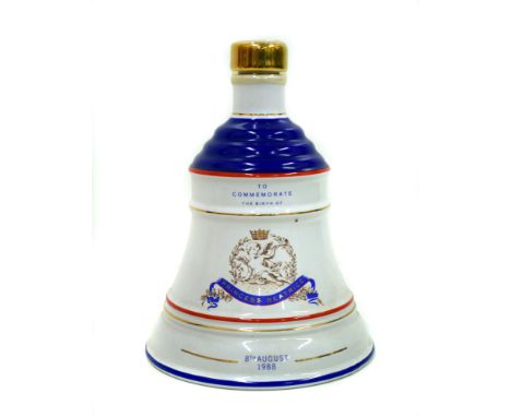 Bell's 'Princess Beatrice' 1988 whisky in ceramic bell decanter. 1 bottle. Buyers Premium 18% +VAT