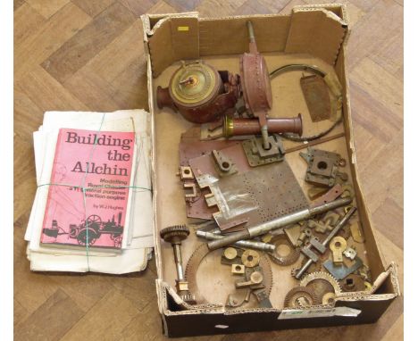 1 1/2 gauge "Allchin" traction engine chassis and fitting complete with instructions and booklet. Condition reports are not a