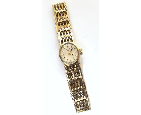Rotary 9ct gold vintage ladies watch. gross weight 18g Condition reports are not available for our Interiors Sales.