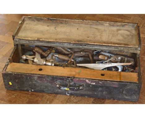 Carpenters Tool chest with tools. Condition reports are not available for our Interiors Sales.