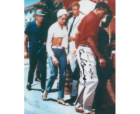 Earl Cameron 1917-2020 original James Bond Thunderball signed picture. He starred alongside Sean Connery in Thunderball (1965