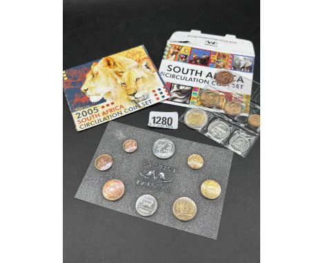 Three South African mint sets