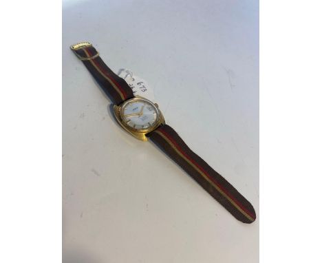 A gents INCABLOC automatic wrist watch by RITEX with seconds sweep and date aperture