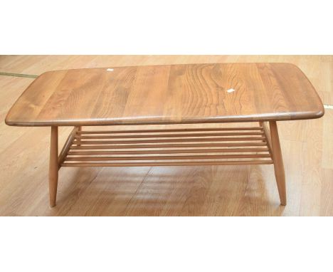 Ercol low coffee table, 105 x 35 x 45cm (length x height x width)