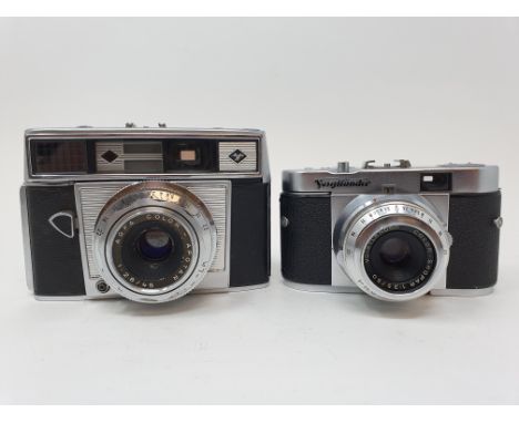 An Agfa camera and a Voigtlander Vito B camera, with leather outer case (2)Provenance: Part of a vast single owner collection