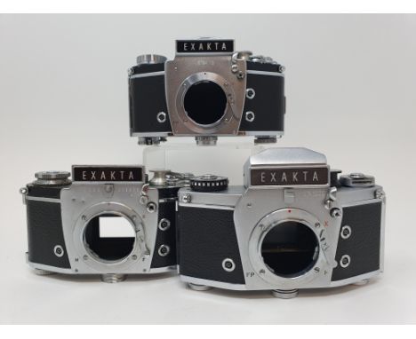 An Exakta VX 1000 camera body, and two Exakta camera bodies (3)Provenance: Part of a vast single owner collection of cameras,