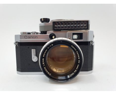 A Canon camera, reference number 610401Provenance: Part of a vast single owner collection of cameras, lenses and photographic