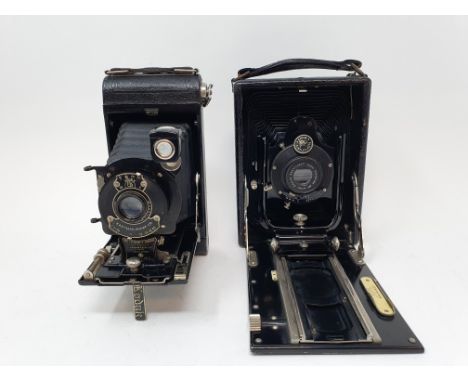 A Kodak folding camera and a H Abel folding camera (2)Provenance: Part of a vast single owner collection of cameras, lenses a