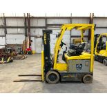 2009 Hyster 5,500-LB. Capacity Forklift, Model E55XN-33, S/N A268N02394G, 48 Volt Battery, Cushion T
