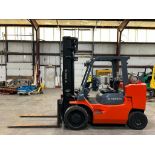 Toyota 12,000-LB. Capacity Forklift, Model 7FGCU55BCS, S/N 61262, LPG, Cushion Tires, 3-Stage Mast,