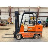 Caterpillar 5,000-LB. Capacity Forklift, Model T50C, S/N 38Y01593, LPG, Treaded Front Tires, Cushion