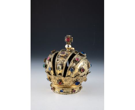 Krone für den Zarenhof Augsburg, 1736-1737, Meister Maurer Johann Martin, 1718-1755 Silber, vergoldet, gegossen, getrieben, z