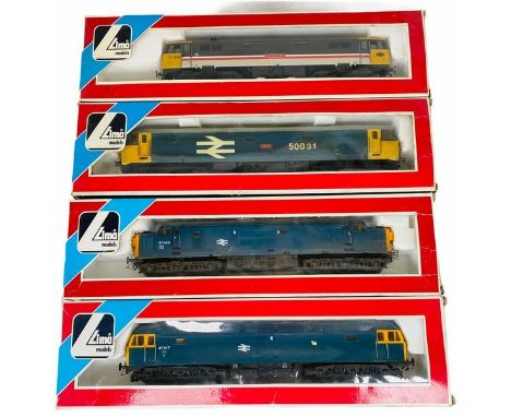 4x Lima 'OO Gauge' Locomotives. All models have been detailed to both ends with vac pipe detailing, fine scale wire loop coup