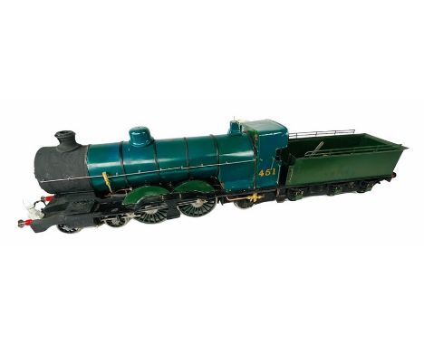 3.5 Inch Gauge GNR Atlantic Live Steam Locomotive. Built to the LBSC 'Maisie' Design with 6 Wheel Tender. Comes with plans an