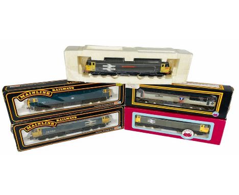 5x 'OO' Gauge Class 56 Diesel Locomotives - Comprising of: Mainline 56075 'West Yorkshire Enterprise', in poly tray. Mainline