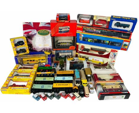 Lot of Various Assorted Die Cast Vehicles - Mostly 1:76 Scale, previously used on OO Gauge Layout. Lot includes Skaledale Can