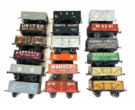 18x 'O' Gauge Assorted Freight Wagons. Mixed lot including some private owner livery examples.&nbsp;