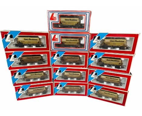 13x Lima 'OO' Gauge ARC PGA Hopper Wagons. All wagons are boxed with weathered finish, outer boxes have minor age related wea