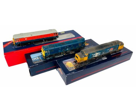 3x Bachmann 'OO' Gauge BR Diesel Locomotives - Comprising of: 37310 'British Steel Ravenscraig' BR Large Logo, with weathered