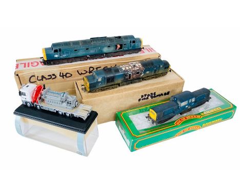 Lot of Assorted 'OO Gauge' Code 3 Custom Finish Models. Lot includes: Heljan Class 17 'Clayton' BR Blue Locomotive, no. 8545.