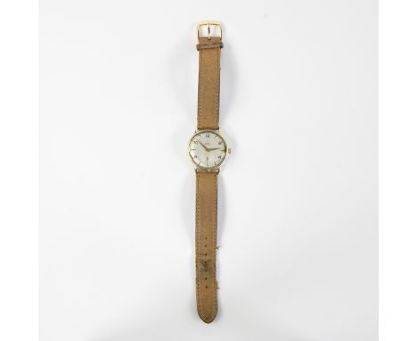 Men's watch Omega Automatic 18 kt, 1950s, same model was worn by Serge GainsbourgHerenuurwerk Omega Automatic 18 kt, jaren '5