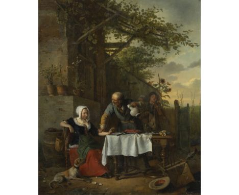 Ignatius Josephus VAN REGEMORTER (1785-1873), oil on panel Southern scene, signed and dated 1830Ignatius Josephus VAN REGEMOR