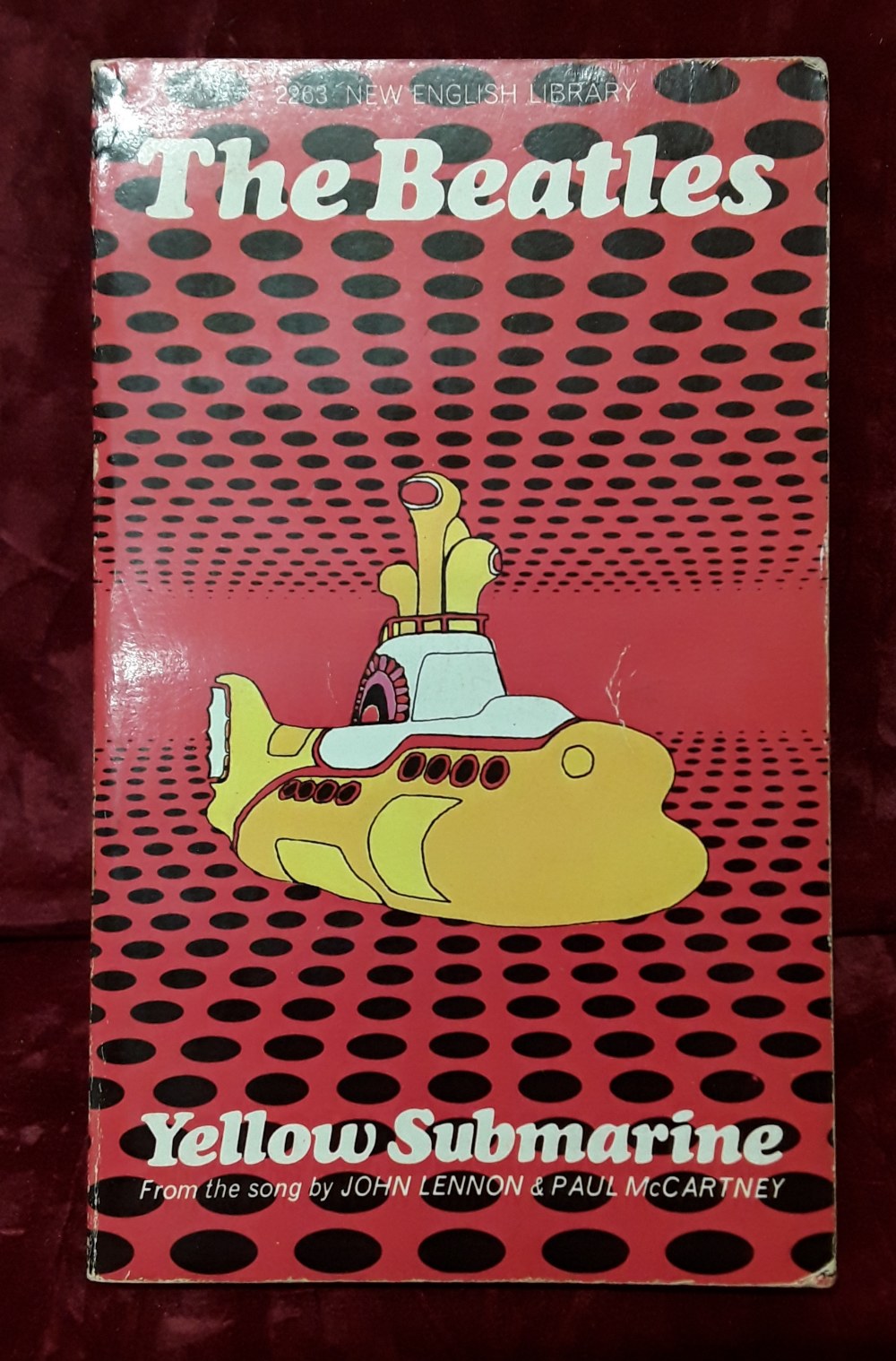 A First Edition Copy Of The The Beatles Yellow Submarine Paperback Book 8443