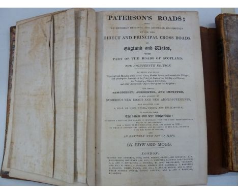 Mogg, Edward"Paterson's Roads ... Direct and Principal Cross Roads in England and Wales with part of the Roads in Scotland ..