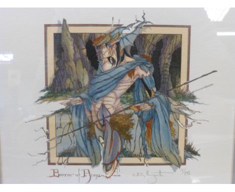J.C.G. Illingworth,
'Bearer of Arms',
signed in pencil and numbered 12/295,
silkscreen,
21.5 x 22 cm
*C.O.A.
