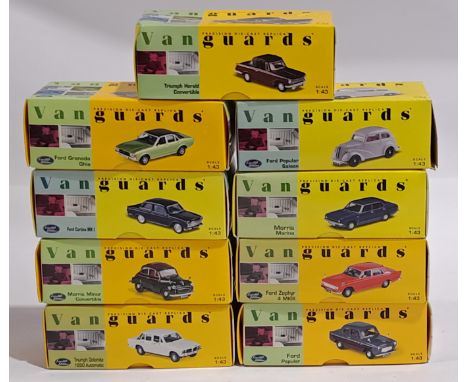 Vanguards 1:43 scale, a boxed Car group.&nbsp; Includes Ford Granada Ghia &amp; Triumph Dolomite 1850 Automatic. Although unc