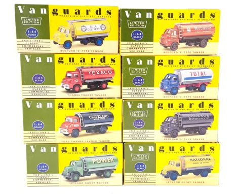 Lledo Vanguards, a boxed 1:43 scale Tanker group to include VA20000 Leyland Comet Tanker "Power Petrol", VA20001 Leyland Come