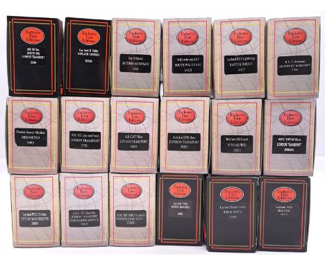 EFE, a boxed 1:76 scale bus group to include 23309 AEC RF Bus (Route 206) "London Transport" and others. Conditions although 