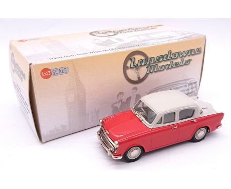 Lansdowne Models (Brooklin) a boxed 1:43 scale LDM48X 1958 Hillman Jubilee Minx - two-tone Pearl Grey/Calypso Red (2013 Limit