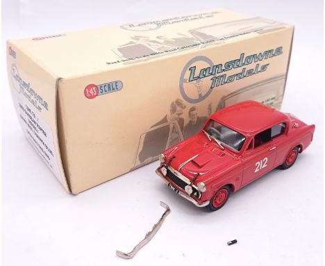 Lansdowne Models (Brooklin) a boxed 1:43 scale LDM76 1956 Sunbeam Rapier Series 1 in Red with racing numbers 212. Condition a