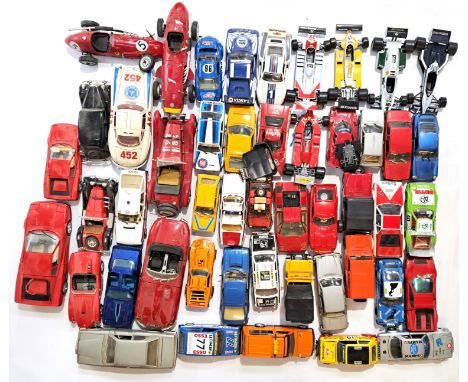 Polistil, Bburago and similar, a group of unboxed models. Conditions appear poor to Fair. Ideal for spares or restoration. Se