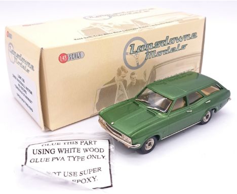 Lansdowne Models (Brooklin) a boxed 1:43 scale LDM55 1968 Vauxhall Victor FD Estate in Emerald Starmist (Green) with light Br