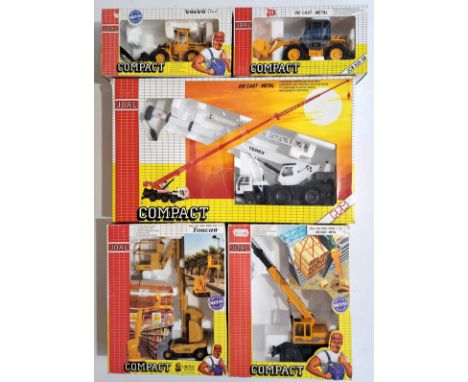Joal, a boxed group of 1:50 scale Crane/Commercial Plant models to include No.168 P.P.M 530 ATT Crane, No.236 EW200 Telescopi