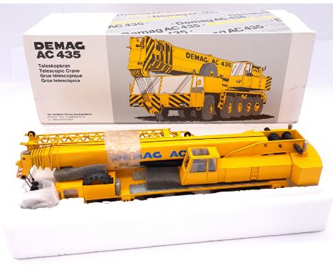 Conrad, a boxed 1:50 scale No.2081 Demag AC435 Telescopic Crane. Although unchecked for completeness, condition appears gener