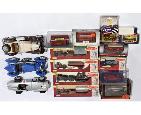 Corgi, Bburago, Lledo &amp; similar, a Bus, Car, Commercial &amp; similar boxed &amp; unboxed group. Includes Original Omnibu