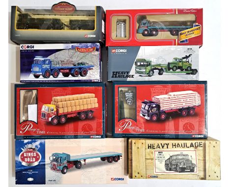 Corgi, boxed 1:50 scale and similar Commercial group to include CC12304 (Heavy Haulage) Scammell Contractor "William Booth &a