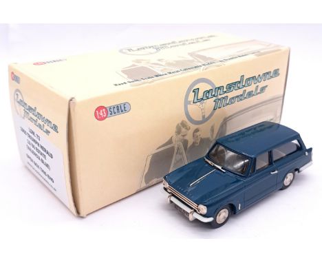 Lansdowne Models (Brooklin) a boxed 1:43 scale LDM73 1965 Triumph Herald 13/60 Estate in Valencia Blue. Condition appears gen