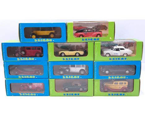 Eligor, a boxed group to include 1043 Mercedes-Benz Limousine "Nurburg" (1929) and others. Although unchecked for completenes