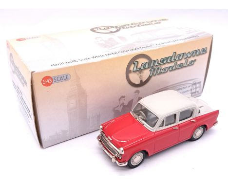 Lansdowne Models (Brooklin) a boxed 1:43 scale LDM48X 1958 Hillman Jubilee Minx - two-tone Pearl Grey/Calypso Red (2013 Limit