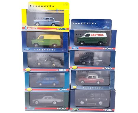 Corgi/Lledo Vanguards, a boxed 1:43 scale group comprising of Triumph, Rootes and other Series to include&nbsp; VA02617 Hillm