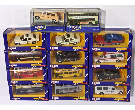 Corgi, a boxed Bus, Taxi &amp; similar&nbsp;group.&nbsp; Although unchecked for completeness condition generally appears to b