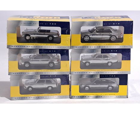 Corgi Vanguards&nbsp;Collectors Club Chrome Edition, a boxed group. Includes MGB Roadster &amp; Austin A40 Farina. Although u