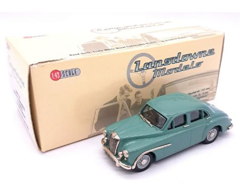 Lansdowne Models (Brooklin) a boxed 1:43 scale LDM3A 1956 MG Magnette Z Series - in Island green. Condition appears generally