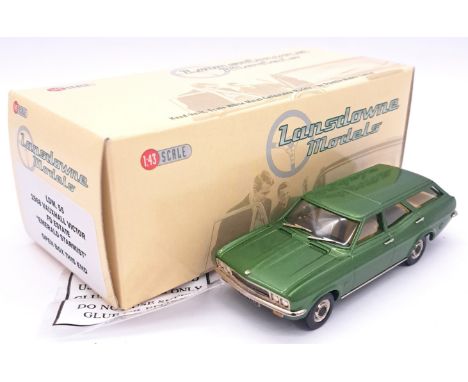 Lansdowne Models (Brooklin) a boxed 1:43 scale LDM55 1968 Vauxhall Victor FD Estate in Emerald Starmist (Green) with light Br
