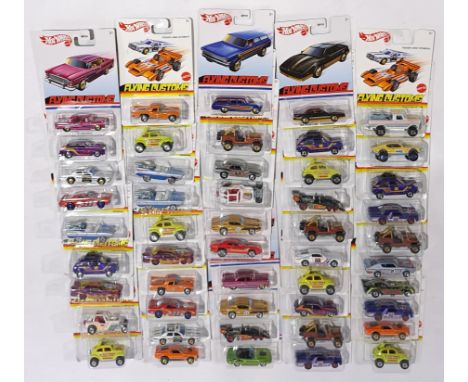 Mattel Hot Wheels Flying Customs, Blister Pack group.&nbsp; Includes &lsquo;55 Chevy, &lsquo;84 Pontiac Firebird &amp; &lsquo