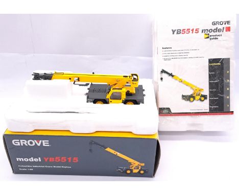 T.W.H. Manitowoc Crane Group, a boxed 1:50 Scale No.028 GROVE YB5515 Yard Crane. Although unchecked for completeness, conditi